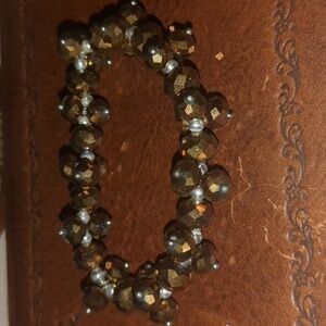 Stretchy Copper/Silver Bracelet